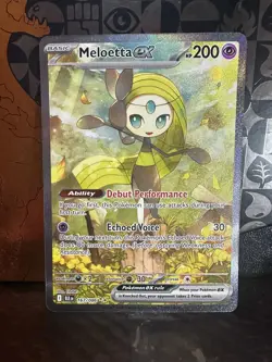 Pokemon TCG Meloetta EX Full Art Black Bolt Card 167/086 Sir NM - Image 1