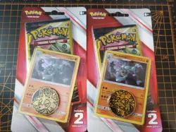 Pokemon 2019 Sun & Moon Team Up Blister (2) 3 Card Mini Booster Packs LOT OF 2 - Image 1