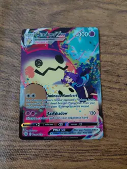 Pokemon Mimikyu VMAX Holo Ultra Rare TCG Card 2022 Brilliant Stars TG17/TG30 - Image 1