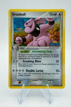 Granbull 39/115 Ex Unseen Forces Reverse Holo Stamped Pokemon Card TCG LP+ - Image 1