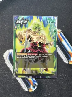 Broly FS03-01 Leader Foil Fusion World Dragon Ball Super Card Game | NM - Image 1