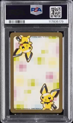 2000 POKEMON GOLD VERSION PART 2 PLAYING CARDS 4 OF CLUBS #228A HOUNDOUR PSA 10 - Image 2