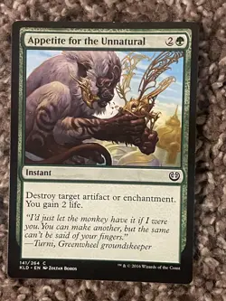 Appetite for the Unnatural Kaladesh Magic The Gathering #141 Common - Image 1