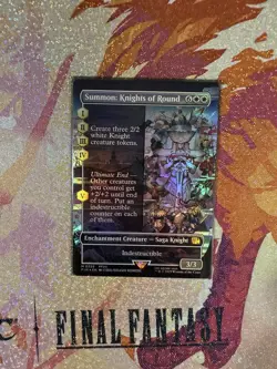 Summon: Knights of Round (Borderless) Final Fantasy Foil - Image 1