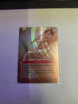 x1 The Islands I Pulled From The Sea - 216/204 - Enchanted - Holofoil Lorcana DL - Image 1