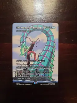 MTG Avatar: Last Airbender: Eternal-Legal: The Monstrous Serpent(Borderless) - Image 1