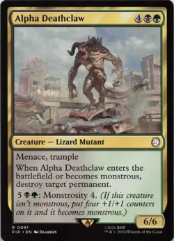 Alpha Deathclaw R Universes Beyond: Fallout 91 LP-NM - Image 1