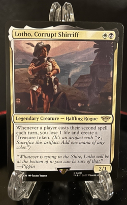 Lotho, Corrupt Shirriff MTG Lord of the Rings LOTR Mint Regular Magic - Image 1