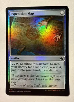 Expedition Map 0724 FOIL | Magic the Gathering MTG | Foundations | Common | NM - Image 1