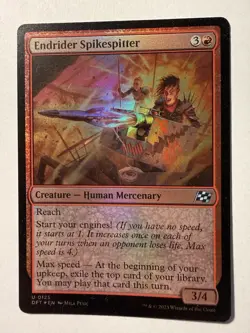 Endrider Spikespitter (Foil) - 0125 - Aetherdrift - MTG - DFT - Image 1