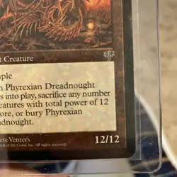 MTG Magic the Gathering Phyrexian Dreadnought 1996 - Image 4