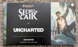 Secret Lair x Uncharted Rainbow FOIL Playstation Superdrop 2025 MTG IN HAND - Image 1