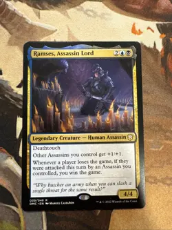 Ramses, Assassin Lord Commander: Dominaria United Regular - Image 1