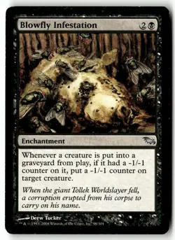 MTG Blowfly Infestation - Shadowmoor Heavily Played English - Image 1