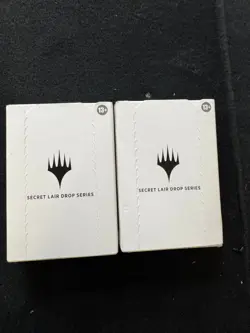 MTG Secret Lair Zodiac Lands Capricorn Foil Set Lot of 2 Sealed - Image 2