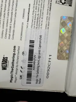 MTG Secret Lair Zodiac Lands Capricorn Foil Set Lot of 2 Sealed - Image 4