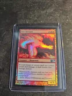 MTG Fire Servant Magic 2011 137/249 Foil Uncommon - Image 1