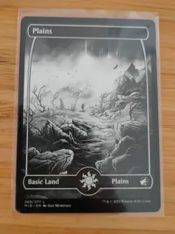 MTG Plains (Full Art) 269 Innistrad: Midnight Hunt M/NM Free UK P&P - Image 1