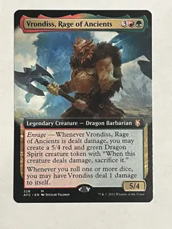 Vrondiss, Rage of Ancients NM Extended Art AFC MTG - Image 1