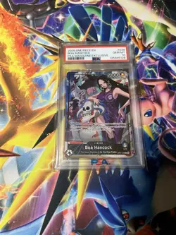 2025 One Piece TCG CCG Boa Hanock 038 PSA 10 Promo Magazine Exclusive RARE Holo - Image 1