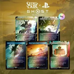 MTG Secret Lair Ghost Of Tsushima Rainbow Foil Edition New Sealed In Hand - Image 1
