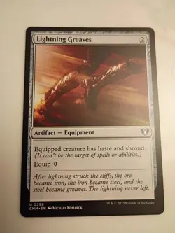 Lightning Greaves Commander Masters Regular - Image 1