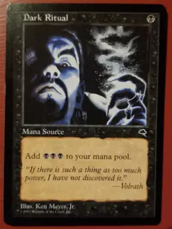 2x MTG Magic the Gathering Dark Ritual Tempest NM - Image 1