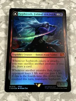 Sephiroth, Fabled SOLDIER #115 FOIL MTG Final Fantasy FIN NM X1 - Image 1