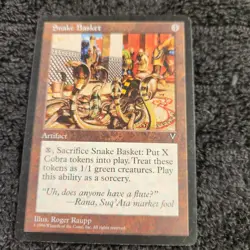 1x Snake Basket Visions Mtg Magic The Gathering - Image 1
