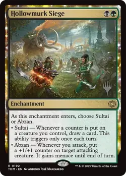 Hollowmurk Siege [Tarkir: Dragonstorm Promos] Near Mint - Image 1