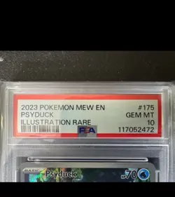 Pokemon Psyduck Illustration 175/165 Scarlet & Violet 151 Gem Mint PSA 10 - Image 3