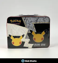 POKEMON TCG CELEBRATIONS TREASURES LUNCH BOX SEALED TIN - Image 2