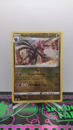 Hydreigon 115/203 Swsh07: Evolving Skies Reverse Holo Rare Card NM Pokemon TCG - Image 1