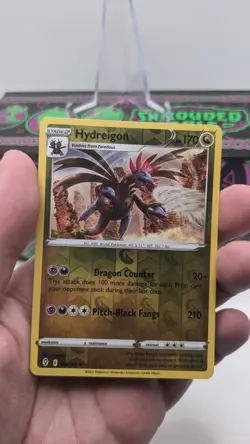 Hydreigon 115/203 Swsh07: Evolving Skies Reverse Holo Rare Card NM Pokemon TCG - Image 3