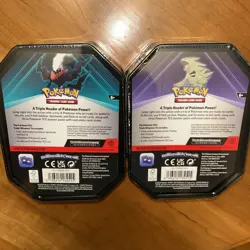 ** Nintendo Pokemon TCG 2 Tin Set Tyranitar Slaking Darkai New Sealed ** - Image 2