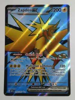 Zapdos ex - #192/165 - Pokemon Scarlet & Violet 151 Full Art Ultra Rare Card LP - Image 1