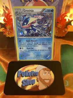 2016 Pokemon XY Black Star Promo Greninja XY162 - LP #16 - Image 1