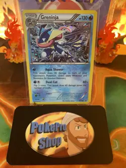 2016 Pokemon XY Black Star Promo Greninja XY162 - LP #12 - Image 1