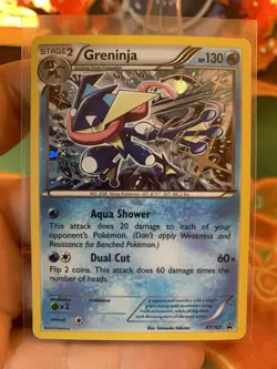 2016 Pokemon XY Black Star Promo Greninja XY162 - LP #12 - Image 2