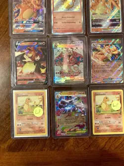 Pokemon Charizard Lot And Charmander Lot!! Shiny Charmander Charizard Ex Art!🎁 - Image 5