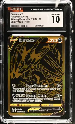 ETERNATUS V Shiny Vault Holo Secret Rare #SV121 CGC 10 Pokemon [Nostalgium] - Image 1