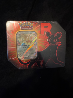 Pokemon TCG Factory Sealed Destined Rivals Team Rocket Tin - Persian - Image 1