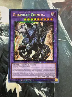 Yugioh Guardian Chimera Prismatic Collectors Rare RA02 - Image 1