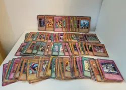 Yugioh 112 Card Lot Holos, 1st Editions, Limited, Unlimited Etc HP & Damaged - Image 1