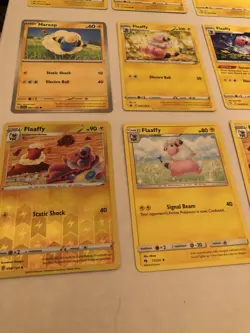 Lot Of 12 Mareep and Flaaffy Pokemon Cards - Image 3