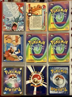 Vintage Pokemon Card Collection - No Binder Lot 5 Pages - Holo - Modern LP/NM - Image 2