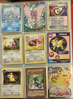 Vintage Pokemon Card Collection - No Binder Lot 5 Pages - Holo - Modern LP/NM - Image 5