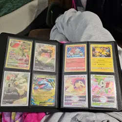 Ultra PRO 4 Pocket PRO-Binder 180 Card Capacity Pokemon (USED) with bonus cards - Image 4