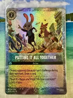 Lorcana Putting It All Together Disney Zootopia 2 Movie Promo Card Cinemark - Image 1