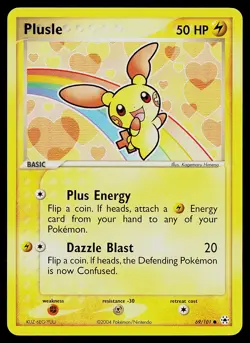 Pokemon Card - Plusle Hidden Legends 69/101 Common - Image 1